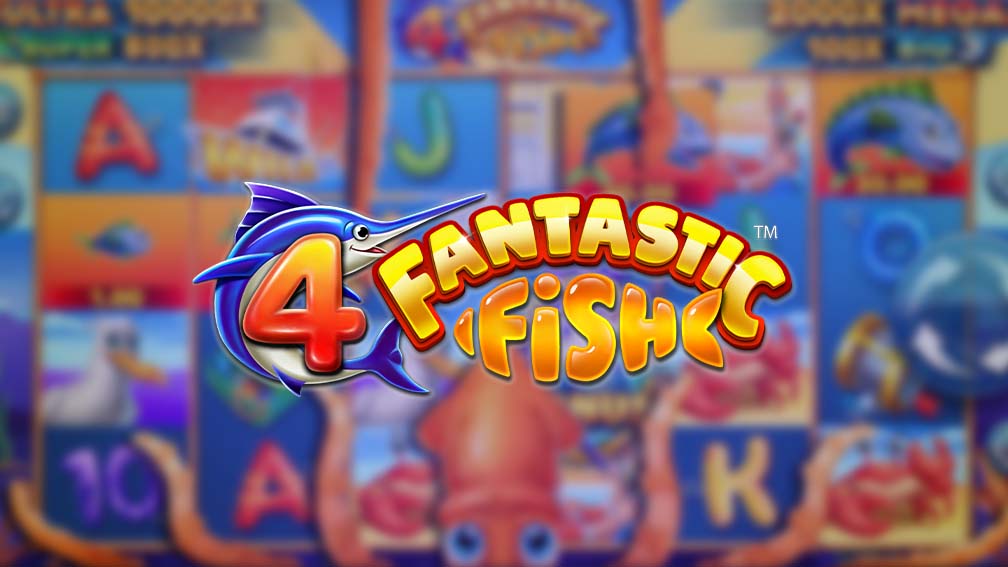 Example of 4 Fantastic Fish slot logo