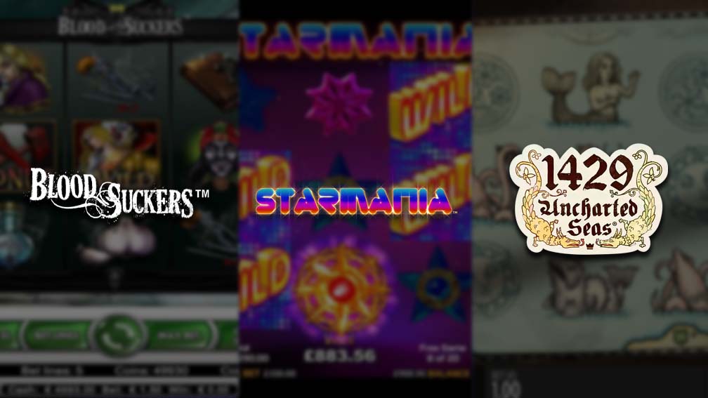 RTP slot games: Blood Suckers, Starmania, 1429 Uncharted Seas