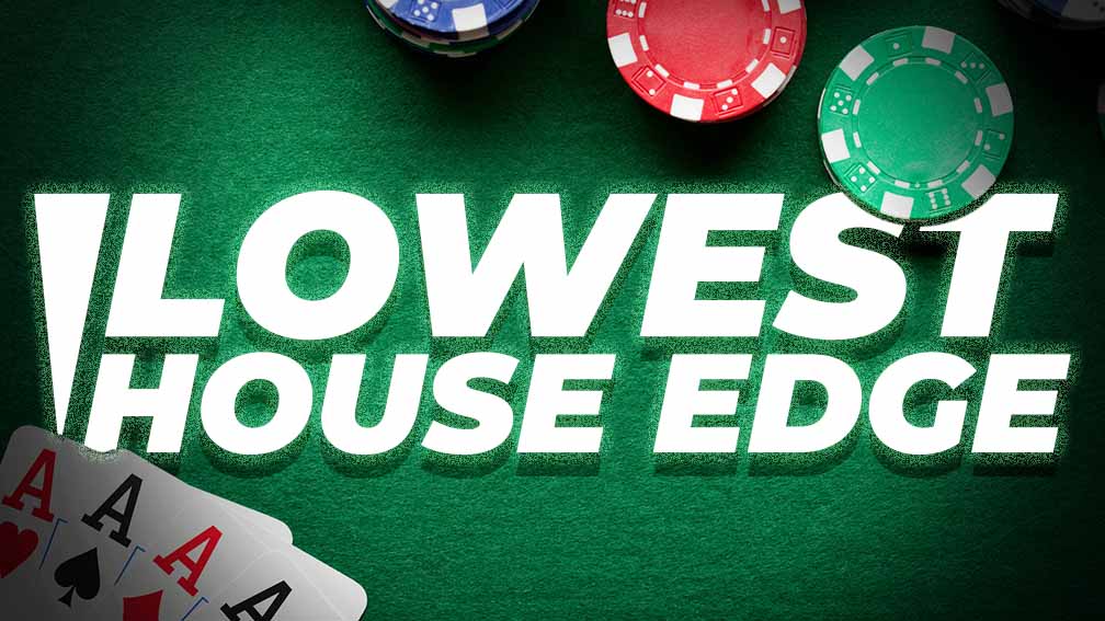 Casino game with the lowest house edge