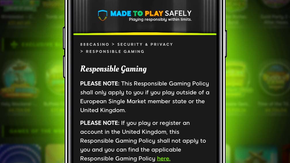 Responsible Gambling and Player Protection