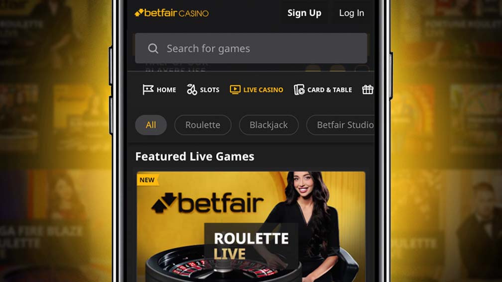 Live Casino Games at Betfair
