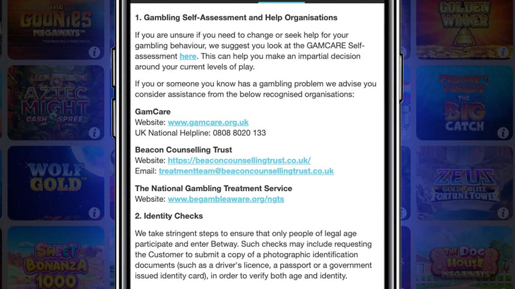 Betway responsible gambling tools and resources for safe betting practices