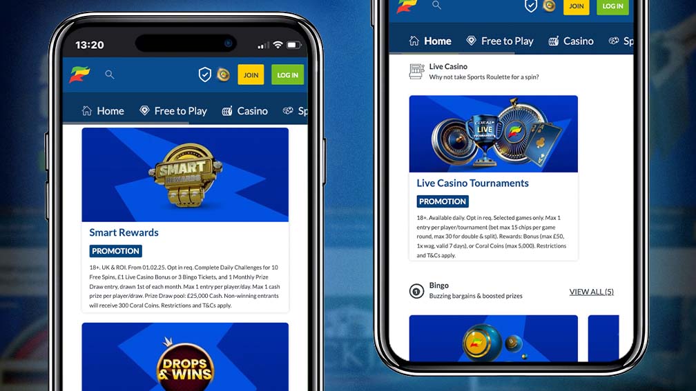 Coral Casino Ongoing Promotions for existing players