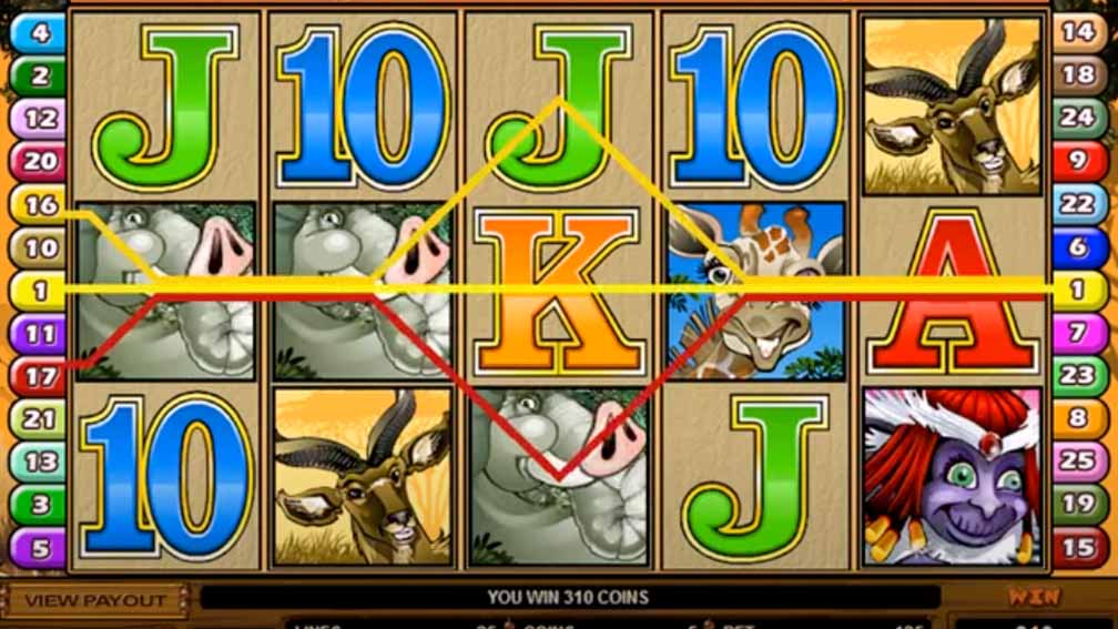 Mega Moolah printscreen of gameplay